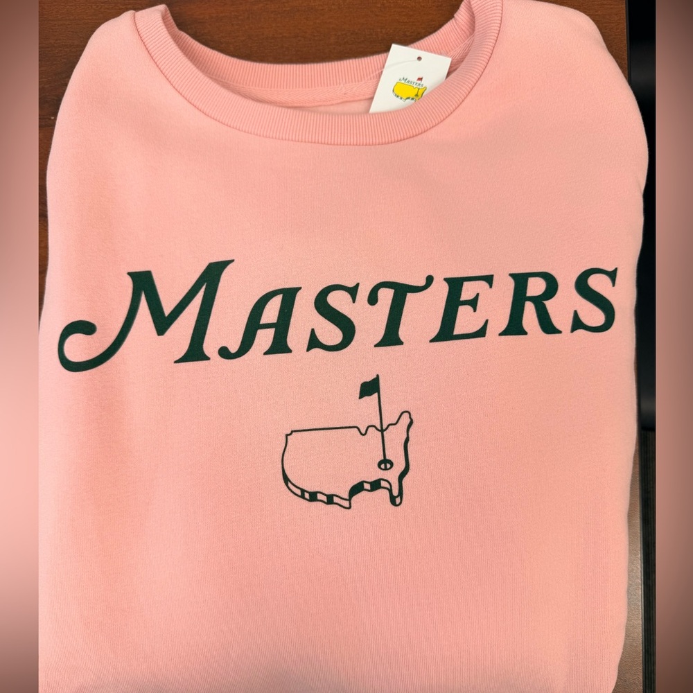 Masters Light pink sweatshirt NWT sz XS
